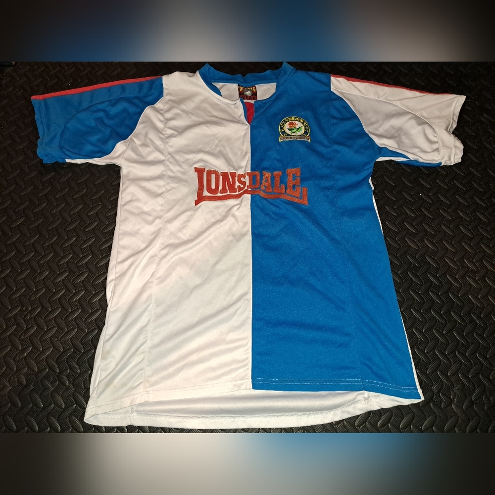 Vintage y2k Blackburn FC soccer jersey